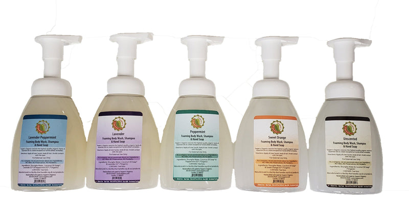 Foaming Hand Soap, Body Wash & Shampoo 3 in 1